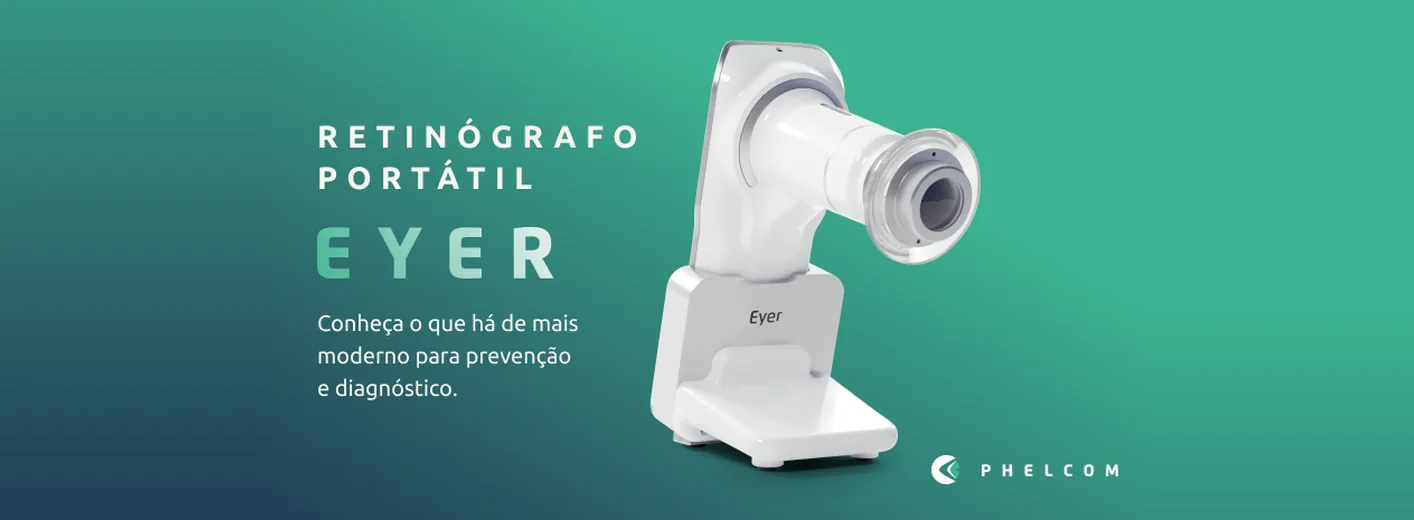 Banner Retinógrafo portátil Eyer, conheça o que há de mais moderno para prevenção e diagnóstico